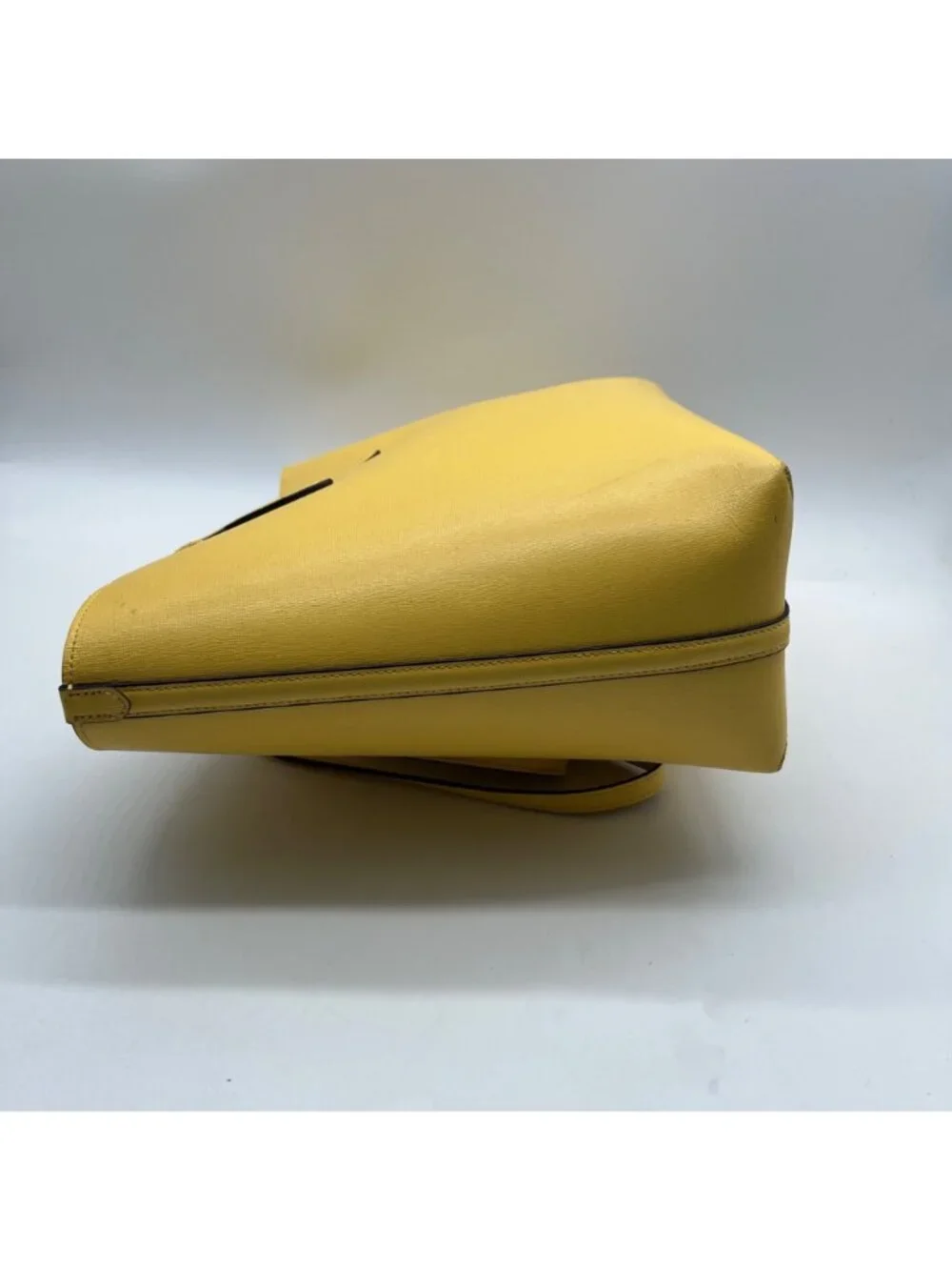 Kate Spade Yellow Pebbled Leather Tote Bag